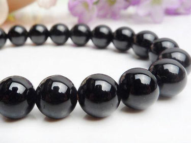Brazilian AAA Grade Black Tourmaline Bead ANTI-NEGATIVITY Bracelet